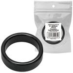 メタルワイドコックリング　（Ｓ　４０ｍｍ　ブラック）(男性器増強グッズ)