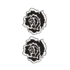 タトゥーシール 黒薔薇